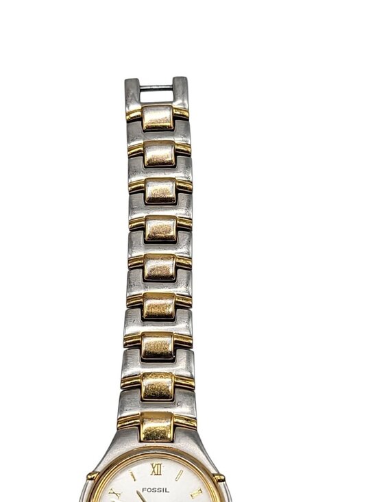 Fossil Arkitekt Ladies Watch 27mm FS2699 Date Quartz Two Tone 6\